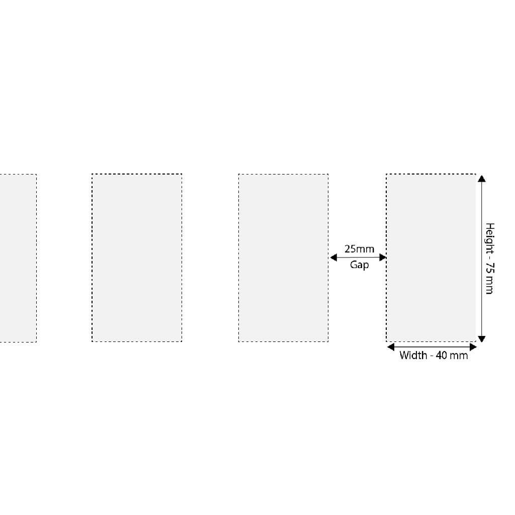 Window Marking Pattern 75mm Safety Marking Window Decal - Rectangle Pattern (11m pack) – All ...