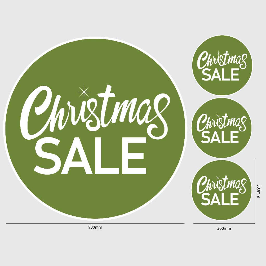 Christmas SALE Window Sticker - Circle – All Film Solutions